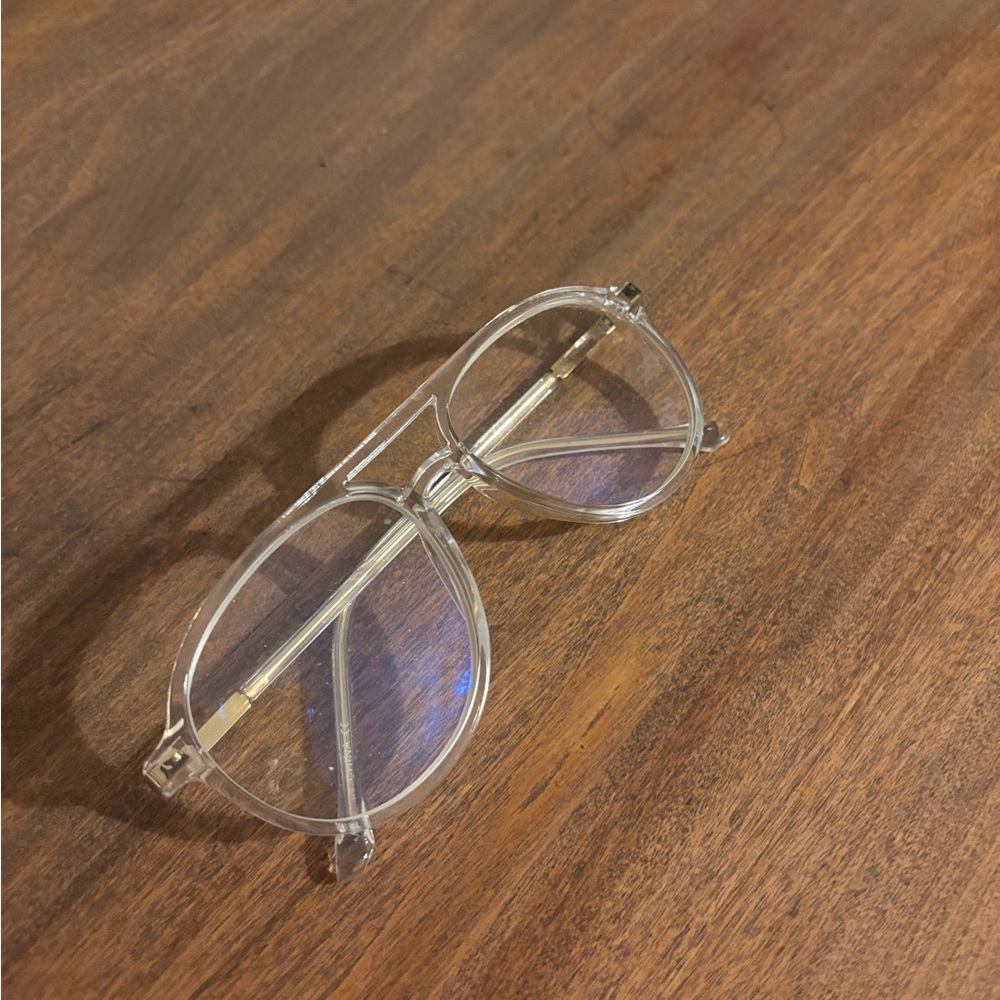 Clear Aviator +2.5 Blue Light Glasses
